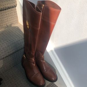 Tory Burch Riding Boot Brown -6.5 US